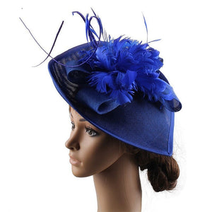 Unique Polyester Wedding Tea Party Fascinators Feather Bowknot Headpiece