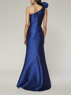 Trumpet/Mermaid One-Shoulder Sleeveless Floor-Length Mother of the Bride Dresses with Split Side