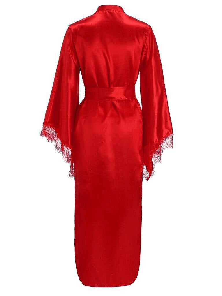 18th Century Bathrobe Goth Girl Women's Lace Vintage Yukata