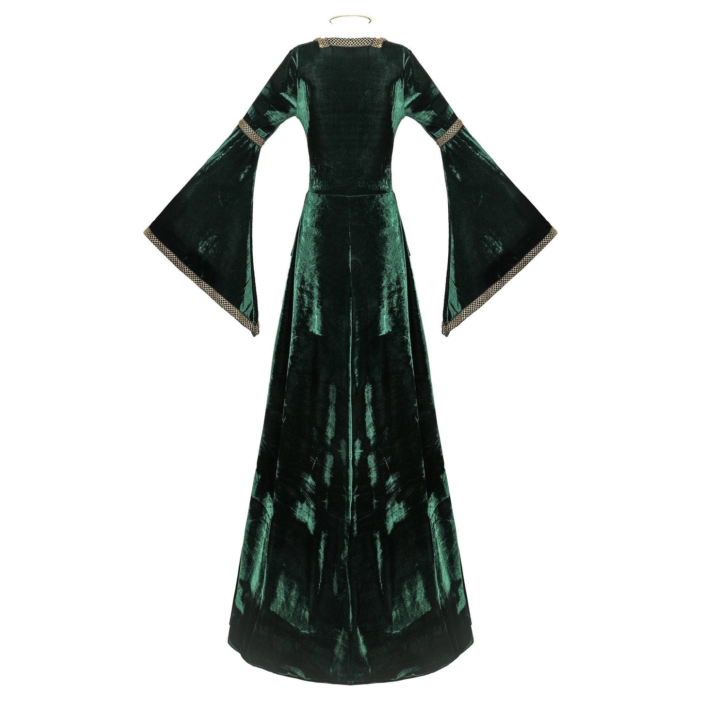 Ren Faire Witch Elven Women's Fantasy Royal Halloween Carnival Masquerade Medieval Renaissance Celtic Dress