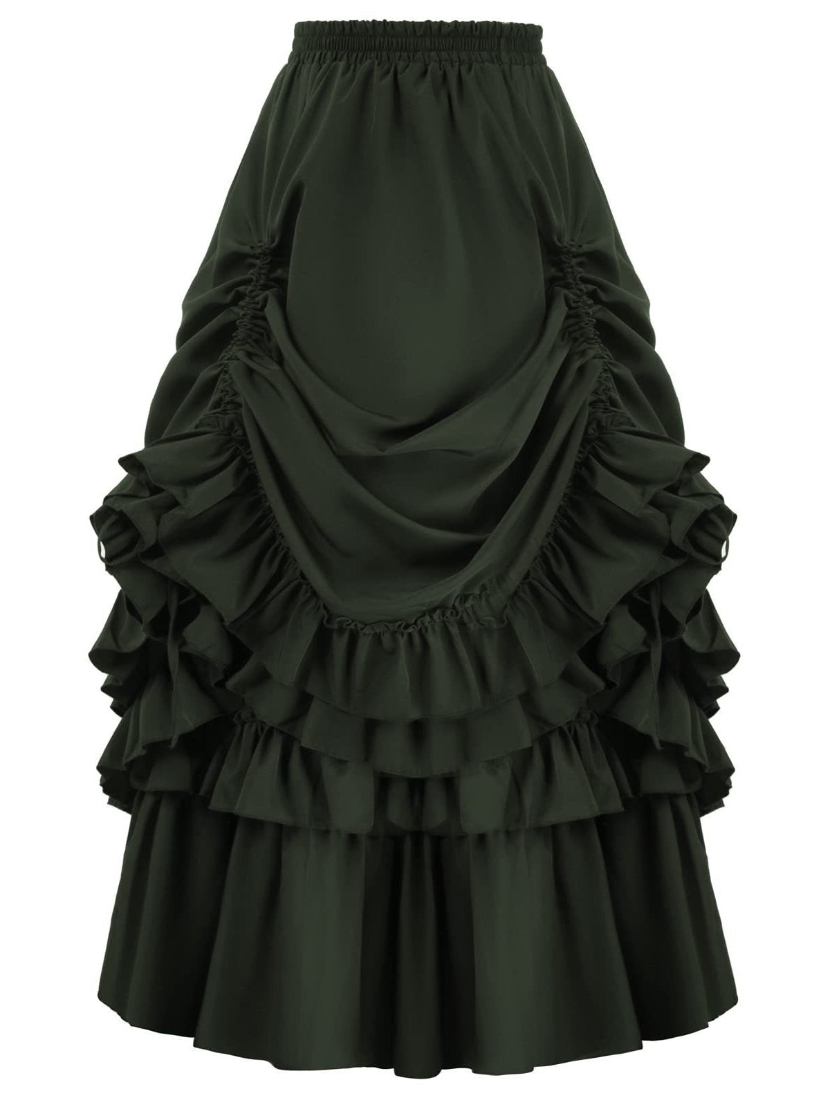 Retro Vintage Goth Girl's Fantasy Steampunk Masquerade Casual Daily ' Punk & Gothic Medieval Skirt