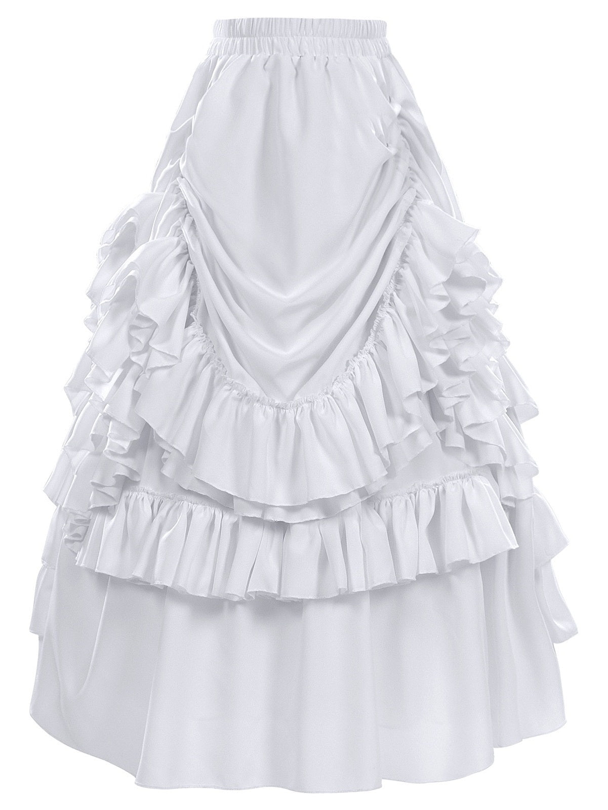 Retro Vintage Goth Girl's Fantasy Steampunk Masquerade Casual Daily ' Punk & Gothic Medieval Skirt
