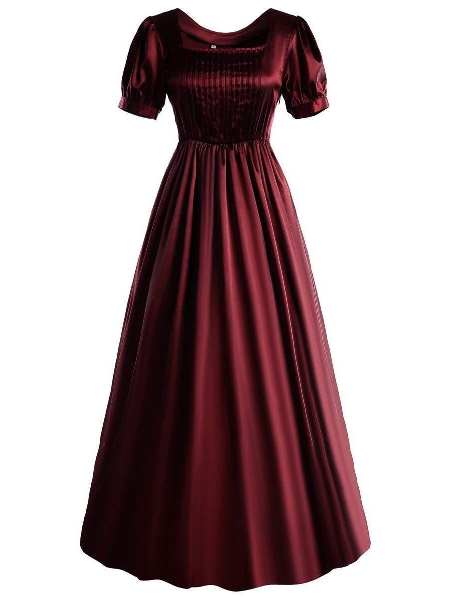 Women's Girls' Costume Cosplay Party Masquerade Victorian Medieval Renaissance Cocktail Vintage Dress