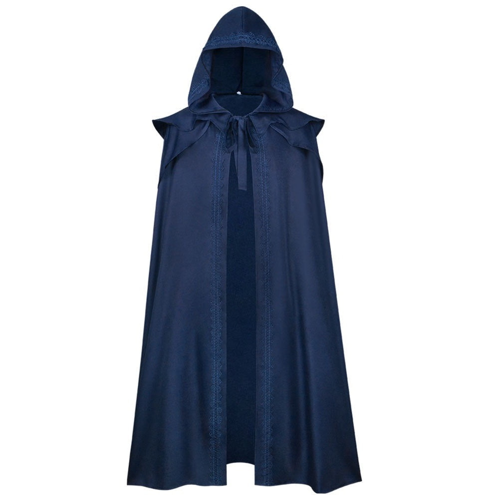 Men's 17th Century Plague Doctor Witches Vintage Punk & Gothic Medieval Cape Cosplay Costume Cloak