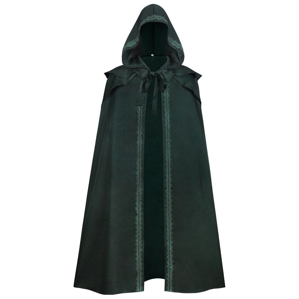 Men's 17th Century Plague Doctor Witches Vintage Punk & Gothic Medieval Cape Cosplay Costume Cloak