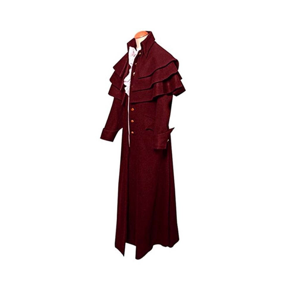Retro Vintage Plague Doctor Nobleman Punk & Gothic Medieval Coat