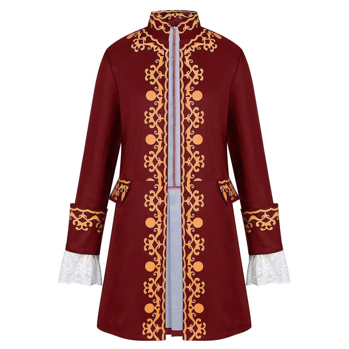 Men's Retro Vintage Punk Medieval Renaissance Steampunk Jacket
