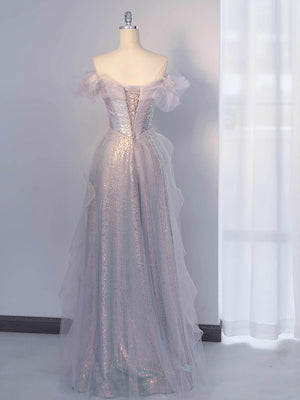 Sparkling Trumpet/Mermaid Strapless Sleeveless Evening Dresses With Feather Cape