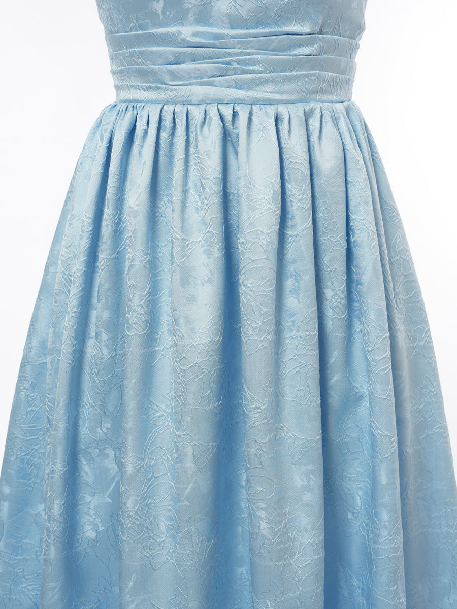 A-Line/Princess Strapless Sleeveless Bridesmaid Dresses with Applique