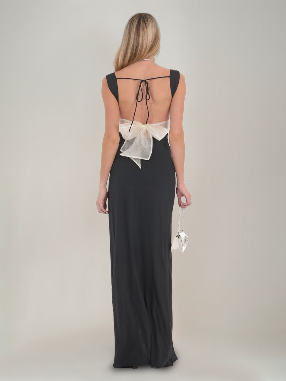 Sheath/Column Polyester Square Neck Sleeveless Split Side Evening Dresses