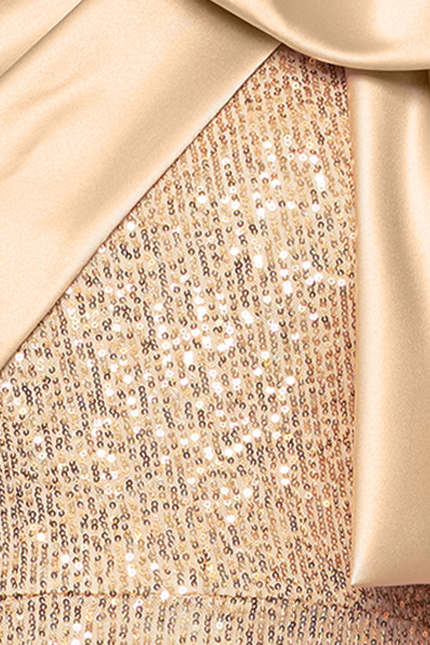 Sheath/Column Sequin & Satin Bow One-Shoulder Sleeveless Floor-Length Evening Dresses