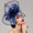 Elegant Net Saucer Hat Fascinator Hats Headpiece Flower Bow & Feather