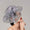 Elegant Net Saucer Hat Fascinator Hats Headpiece Flower Bow & Feather