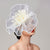 Elegant Retro Melbourne Hat Fascinators Headpiece with Feather & Flower