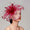 Elegant Retro Melbourne Hat Fascinators Headpiece with Feather & Flower