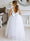 A-Line/Princess Girl Dresses with Bowknot & Beading