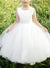 Ball Gown Scoop Flower Girl Dresses With Bowknot