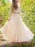 A-Line/Princess Scoop Flower Girl Dresses With Sequins