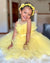 Ball Gown Princess Tulle Little Girl Party Dresses with Belt