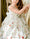 A-Line/Princess V-Neck Tulle Little Girl Dresses with Embroidery & Bowknot