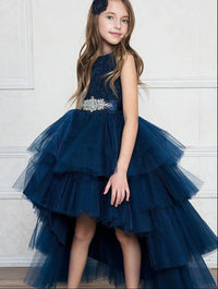 Ball Gown Tulle Flower Girl Dresses With Beading