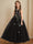 A-Line/Princess Scoop Neck Sleeveless Floor-Length Flower Girl Dress with Embroidery