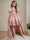 Ball-Gown Scoop Neck Short Sleeves Knee-Length Flower Girl Dress with Appliques