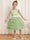 Ball-Gown Round Neck Sleeveless Knee-Length Flower Girl Dress with Ruffles & Bowknot