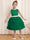 Ball-Gown Round Neck Sleeveless Knee-Length Flower Girl Dress with Ruffles & Bowknot