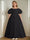A-Line/Princess Off-the-Shoulder Ankle-Length Flower Girl Dress with Beads & 3D Flowers