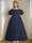 A-Line/Princess Off-the-Shoulder Ankle-Length Flower Girl Dress with Beads & 3D Flowers
