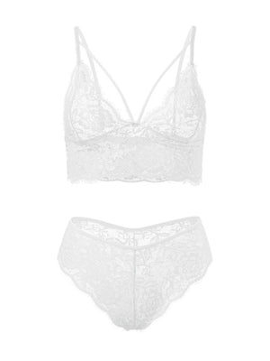 Women's Cute Sexy Lace Polyester Cami Lingerie Set