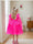 Sequins Tulle Knee-length Birthday Party Dress