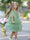 Enchanted Garden Fairy Elegant Tulle Green Flower Girl Dress