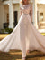 Two Piece Wedding Jumpsuits Scoop Floor-length Lace Wedding Dress
