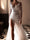 Sheath/Column V-Neck Floor-Length Sequins Wedding Dress With Split