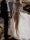 A-Line/Princess V-Neck Long Sleeves Sequins Wedding Dress