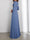 A-Line/Princess Floor Length 3/4 Length Sleeve V Neck  Wedding Guest Dresses with Criss Cross Ruched