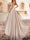 A-Line/Princess Sweetheart Court Train  Sleeveless Wedding Dresses With Bow(s)