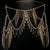 Luxury Elegant Rhinestone Tassel Body Chain Dress Accessories
