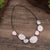 Exaggerated Daily Colorful Irregular Oval Wire Necklace