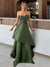 Sheath/Column Evening Dress Appliques Formal Off The Shoulder Sleeveless Floor-Length Layered With Back Zipper