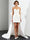A-Line/Princess Little White Dresses Taffeta Party Dresses Sweetheart Sleeveless Short/Mini Wedding Dress With Big Bow