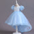 A-Line/Princess Asymmetrical High Low Flower Girl Dresses Scoop Neck Short Sleeves Girl Prom Garden Flower Girl Dress with Sequins