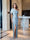 Sheath/Column Evening Dress One-Shoulder Half Sleeves Floor-Length Formal With Ruffles
