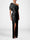Sheath/Column Evening Dress One-Shoulder Half Sleeves Floor-Length Formal With Ruffles