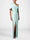 Sheath/Column Evening Dress One-Shoulder Half Sleeves Floor-Length Formal With Ruffles