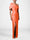 Sheath/Column Evening Dress One-Shoulder Half Sleeves Floor-Length Formal With Ruffles