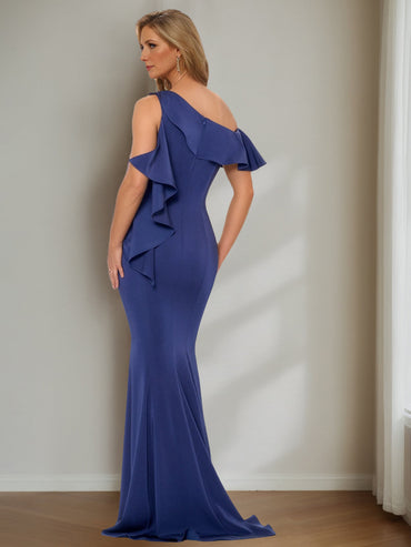 Trumpet/Mermaid Asymmetric Floor-Length Mother of the Bride Dresses