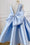 A-Line/Princess Little Girl Dresses Scoop Neckline Knee Length Pearl-Embellished Collar  Elegant Satin Girl Dress with Bowknot